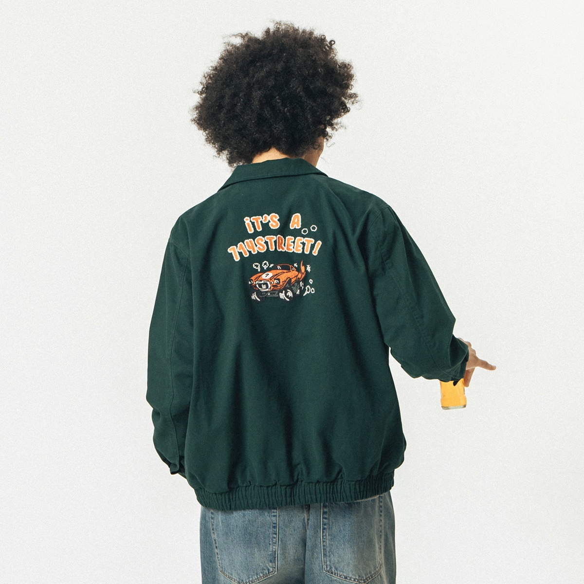 714Street Retro Racing Embroidered Jacket — фото 7
