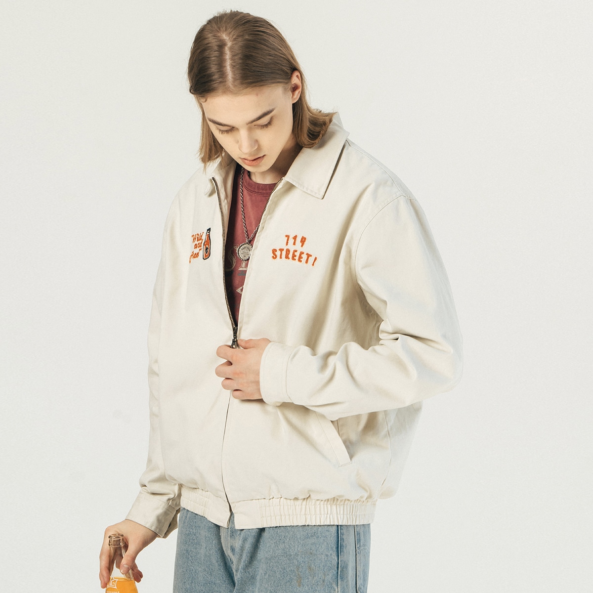 714Street Retro Racing Embroidered Jacket — фото 11