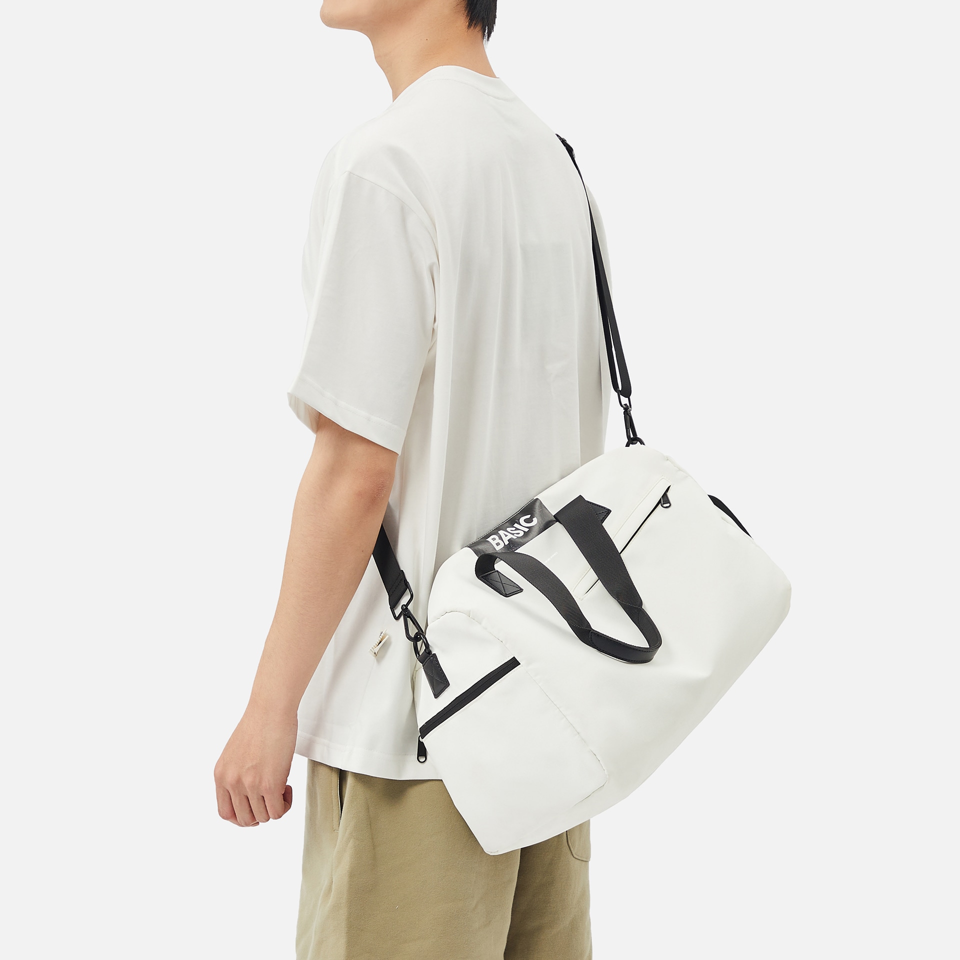 阿尔派妮 Alpine Yoga Gym Bag Black/White — фото 6