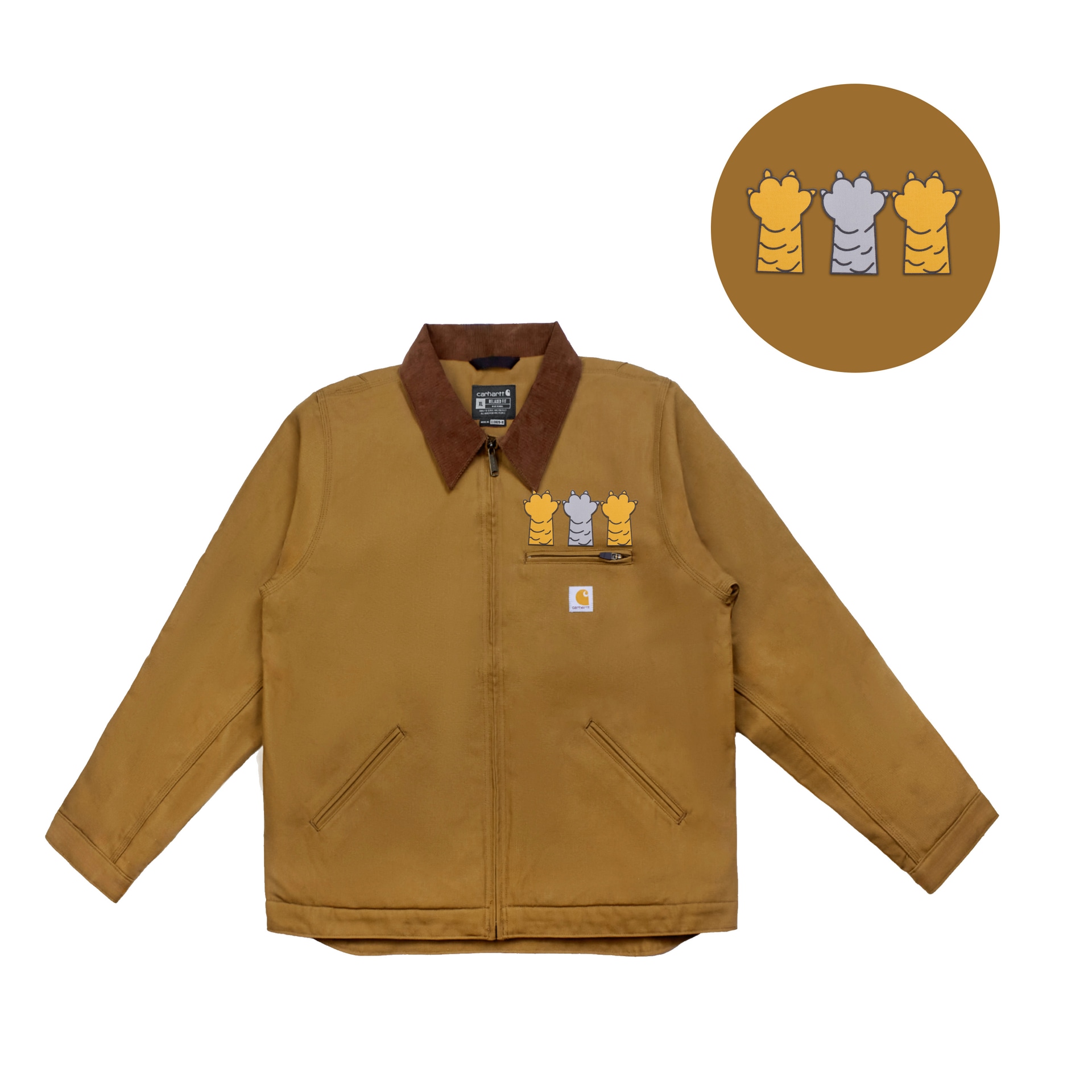 Carhartt Куртка (Арт. 103828(Team189-三行爪迹)) — фото 1