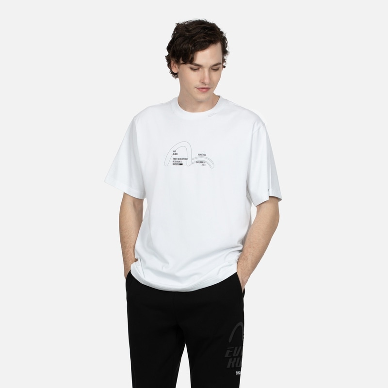 Evisu AW23 Logo Print Crewneck T-Shirt — фото 5