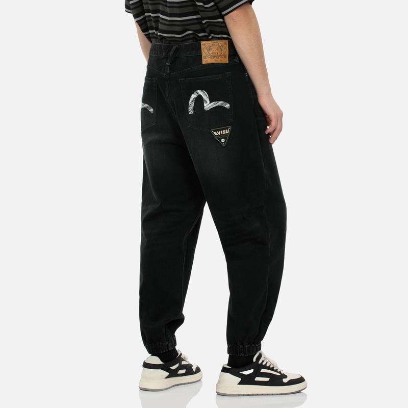 Evisu SS24 Embroidered Seagull Denim Pants — фото 3