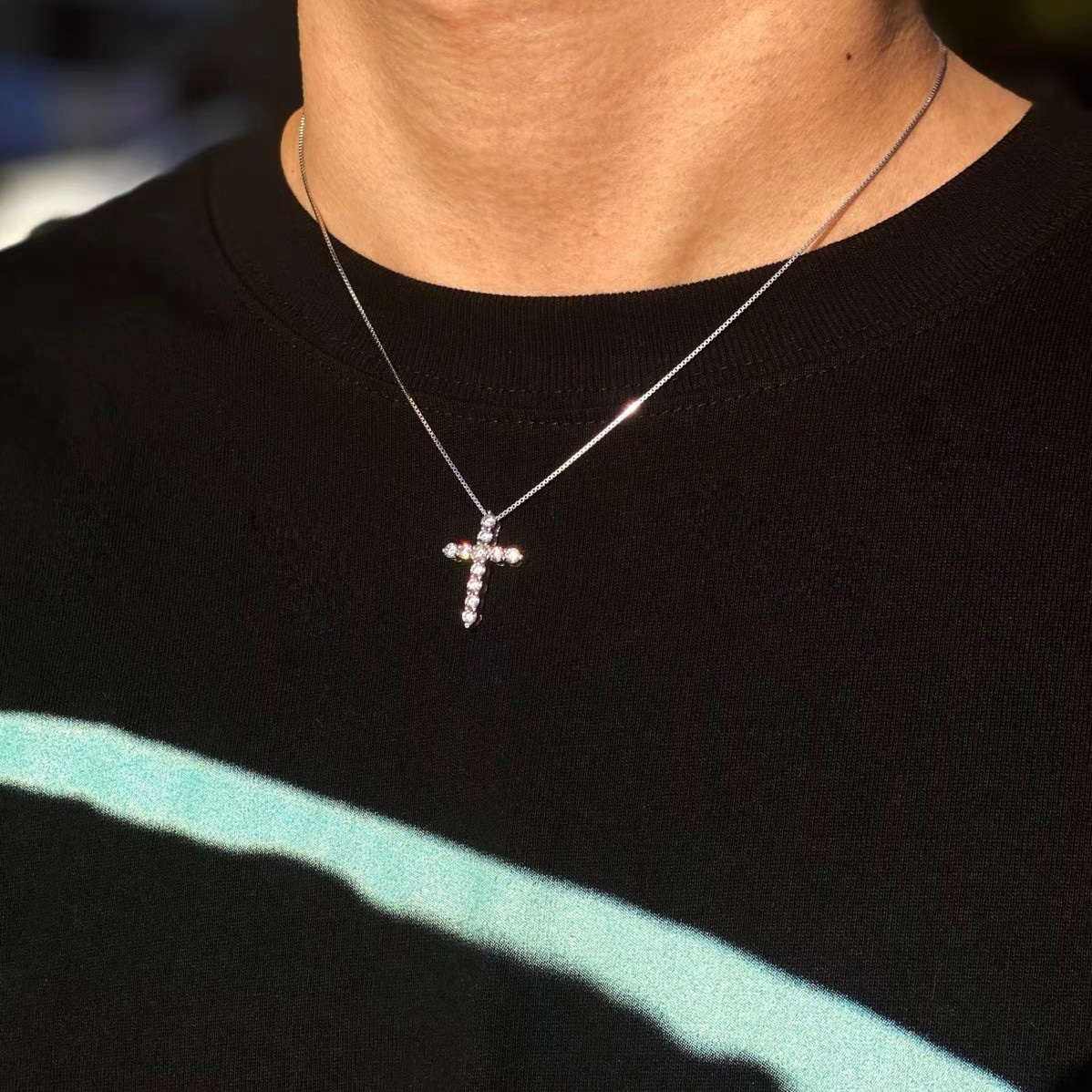 King Of Bling Cross Necklace — фото 1