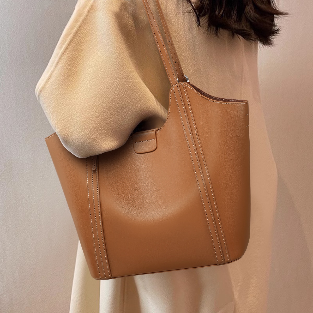 Comely Tote Bag Brown — фото 3