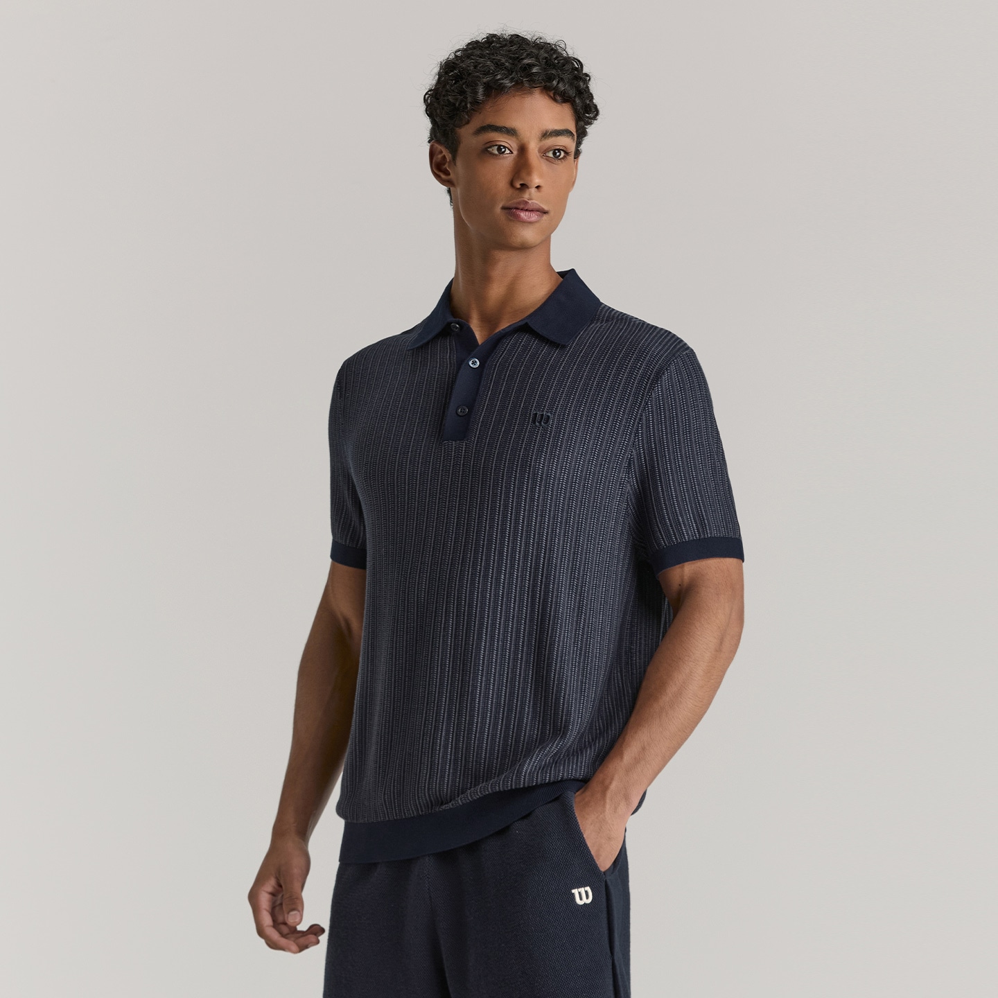 Wilson 25 LAYAYETTE HERRINGBONE CLUB SPORTS Polo — фото 2