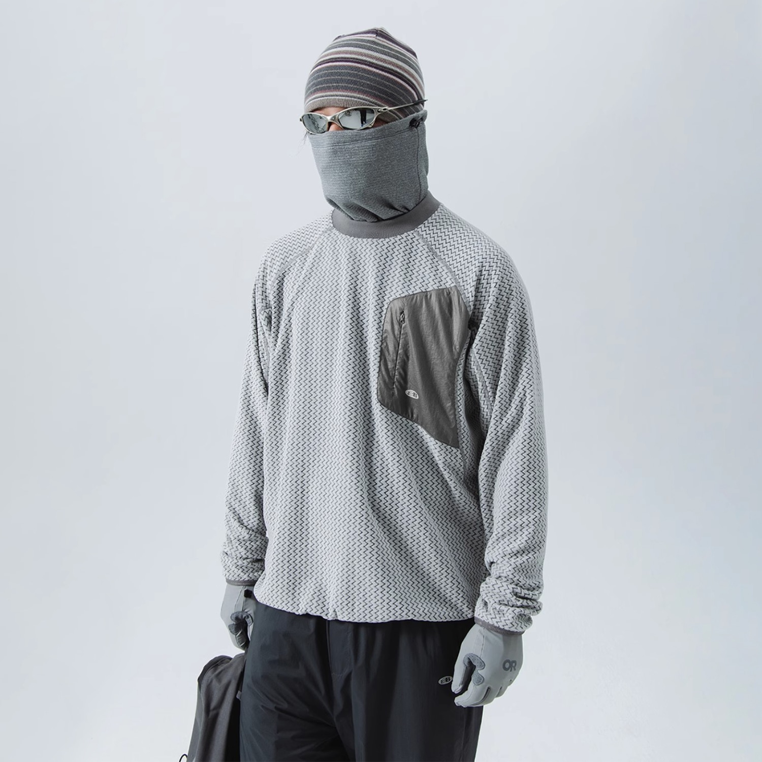 蓝岐 NOTHOMME BLUE Thermolite Fleece Sweatshirt — фото 1