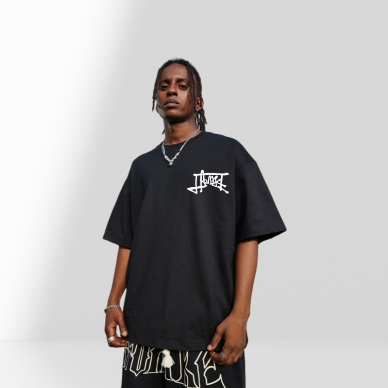FFOMKE 240 Heavyweight Vintage Streetwear T-Shirt — фото 9