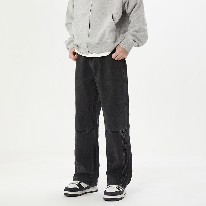 赞仕 Zanshi Vintage Wide Leg Jeans — фото 11