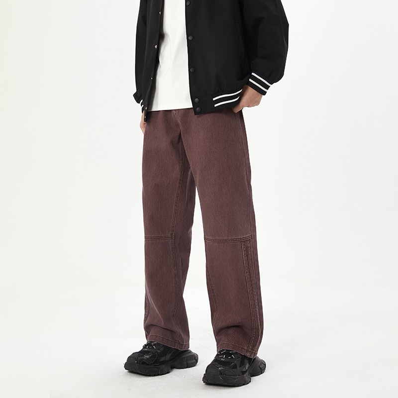 赞仕 Zanshi Vintage Wide Leg Jeans — фото 6
