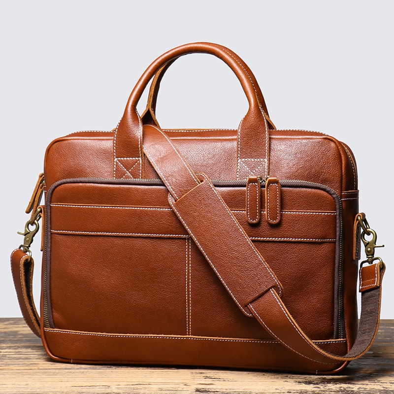 Dosrfini Business Leather Briefcase — фото 3