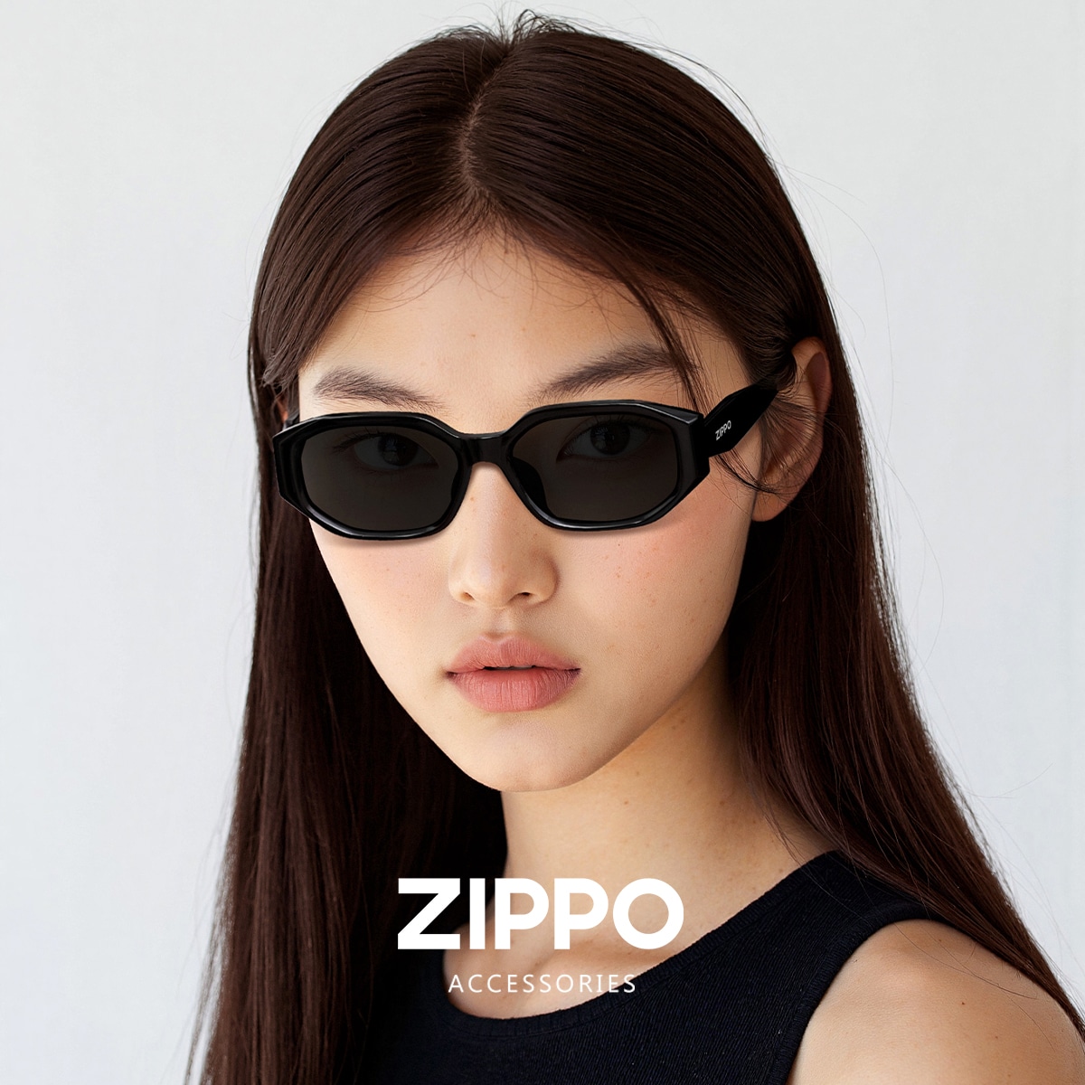Zippo Modern Narrow Frame Cat Eye Sunglasses — фото 6