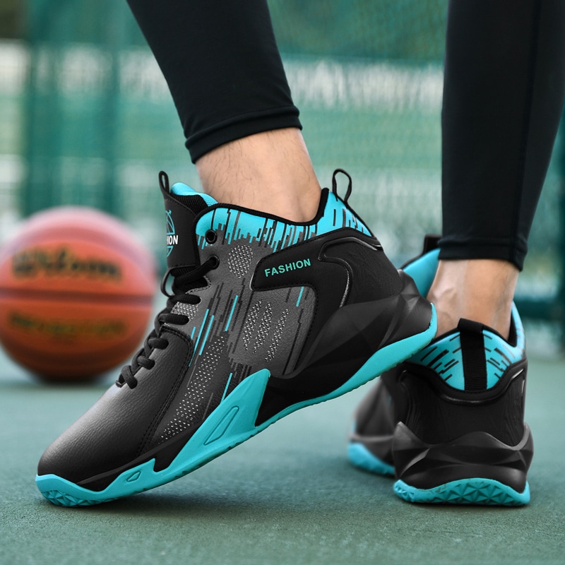Musnodo High Top Basketball Shoes Black White — фото 9