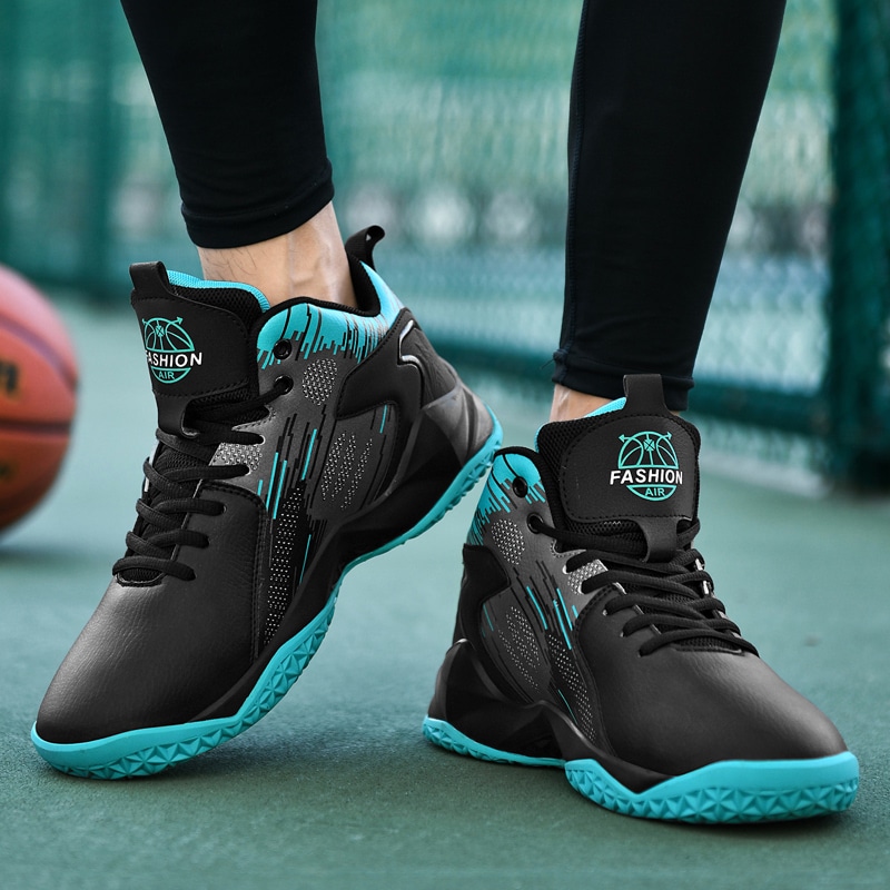 Musnodo High Top Basketball Shoes Black White — фото 10