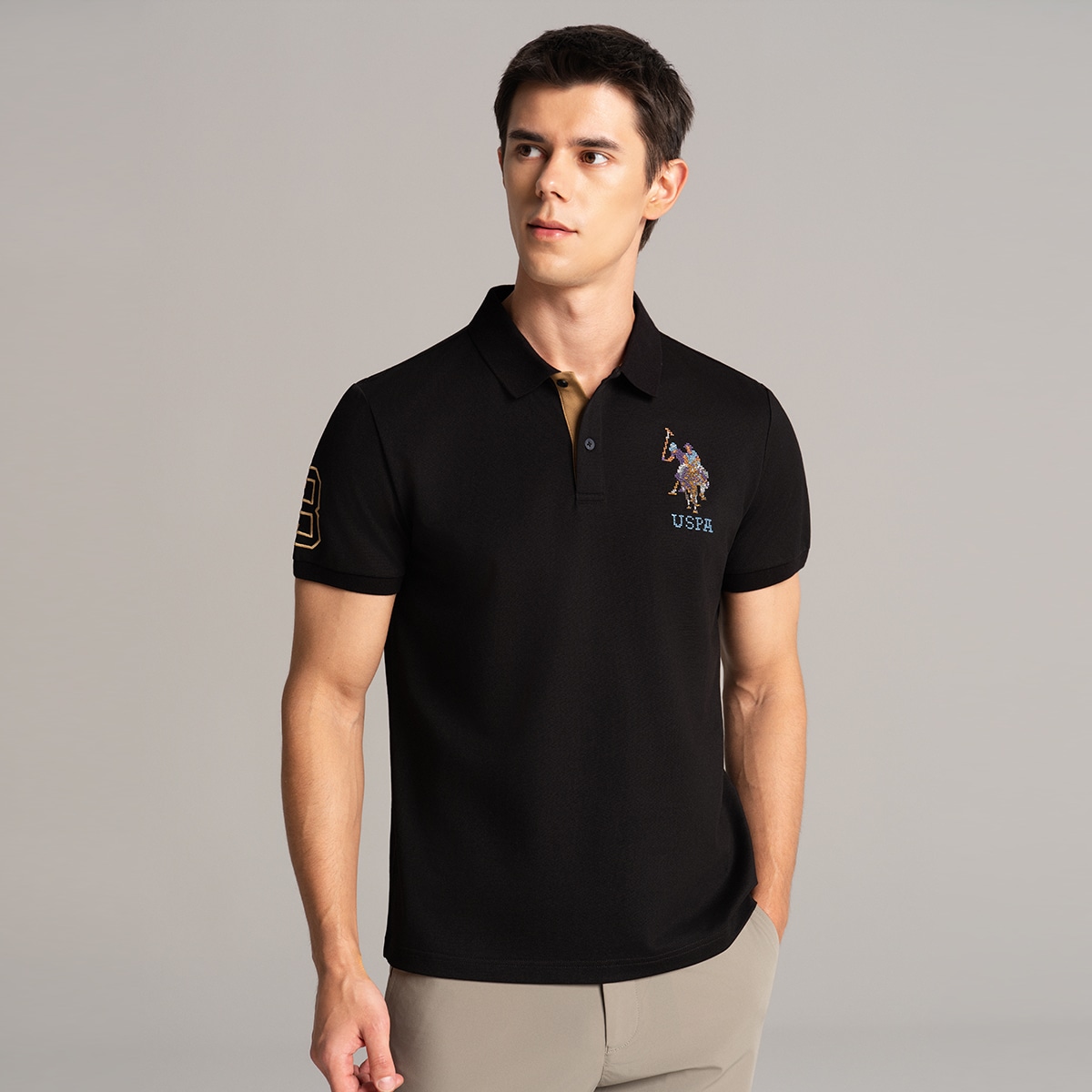 U.S. Polo Assn. Classic Embroidered Polo Shirt — фото 9
