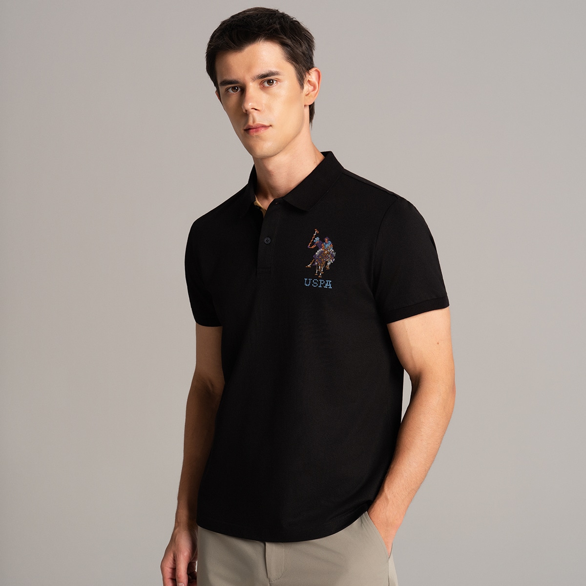 U.S. Polo Assn. Classic Embroidered Polo Shirt — фото 8
