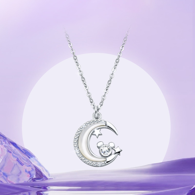 Disney Mickey Dreamy Star Moon Necklace — фото 6