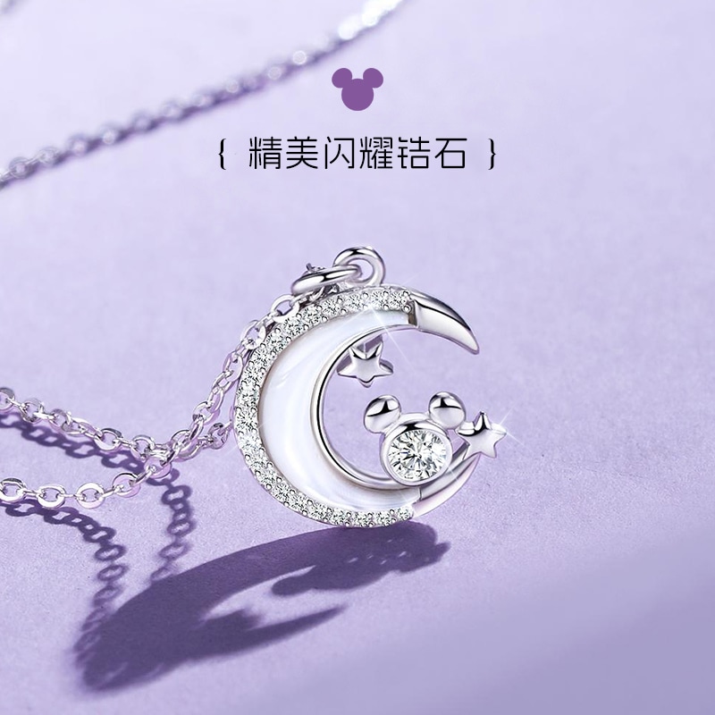 Disney Mickey Dreamy Star Moon Necklace — фото 4