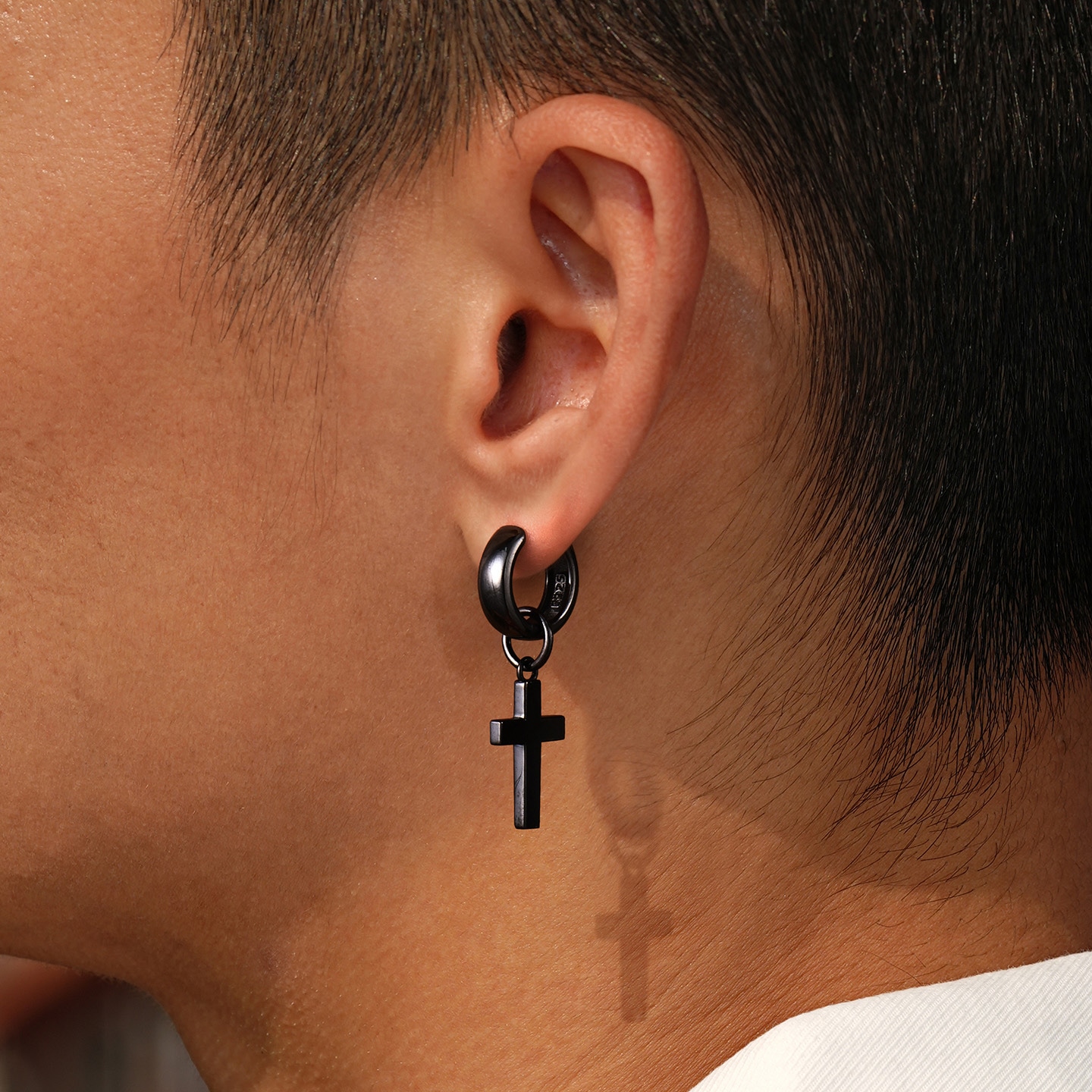 Ideagemer Cross Earrings Black — фото 3