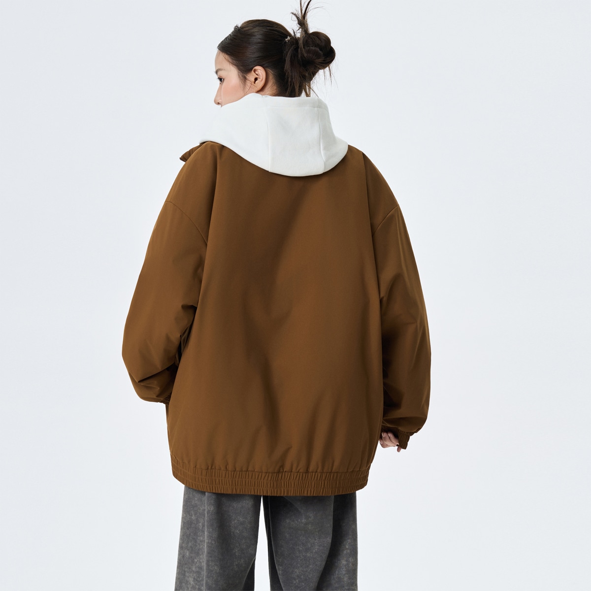 Huanqiu Classic Flame Logo Zip-Up Jacket — фото 10