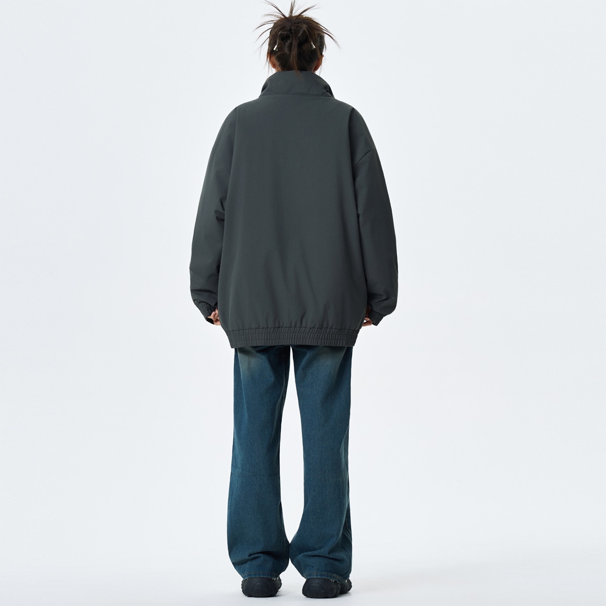 Huanqiu Classic Flame Logo Zip-Up Jacket — фото 5
