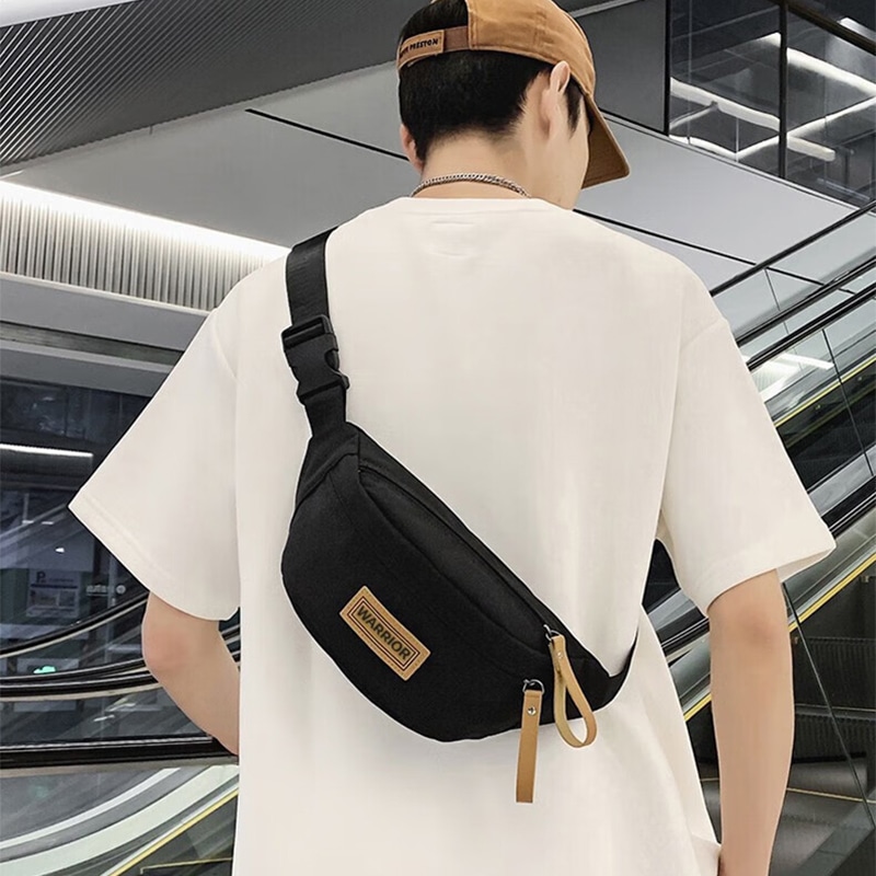 Warrior Crossbody Bag White/Black — фото 3