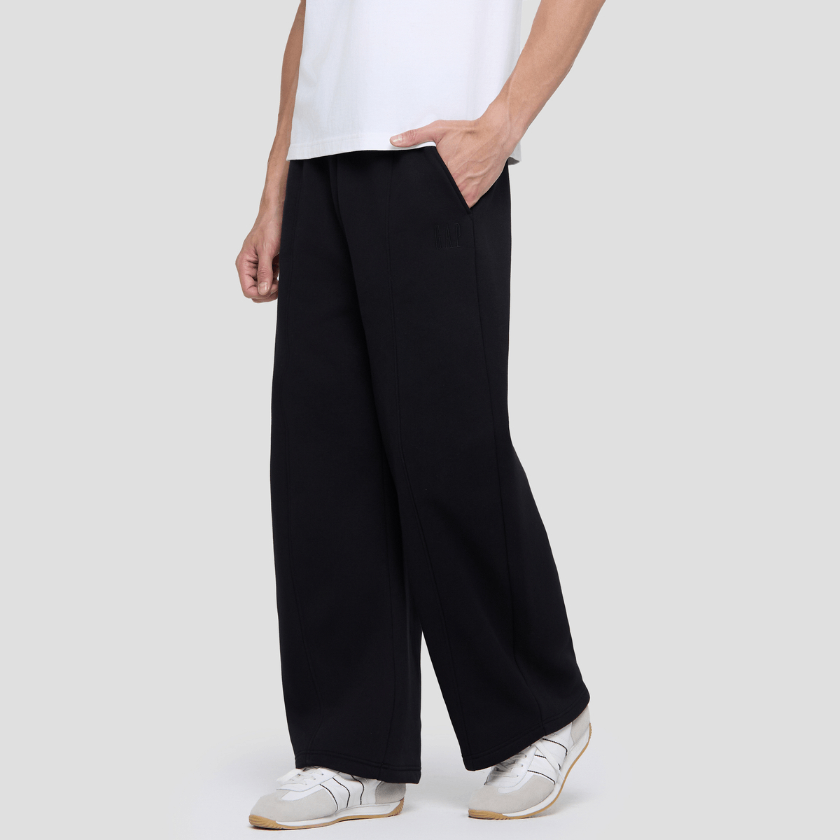 Gap Embroidered Logo Fleece Pants — фото 10