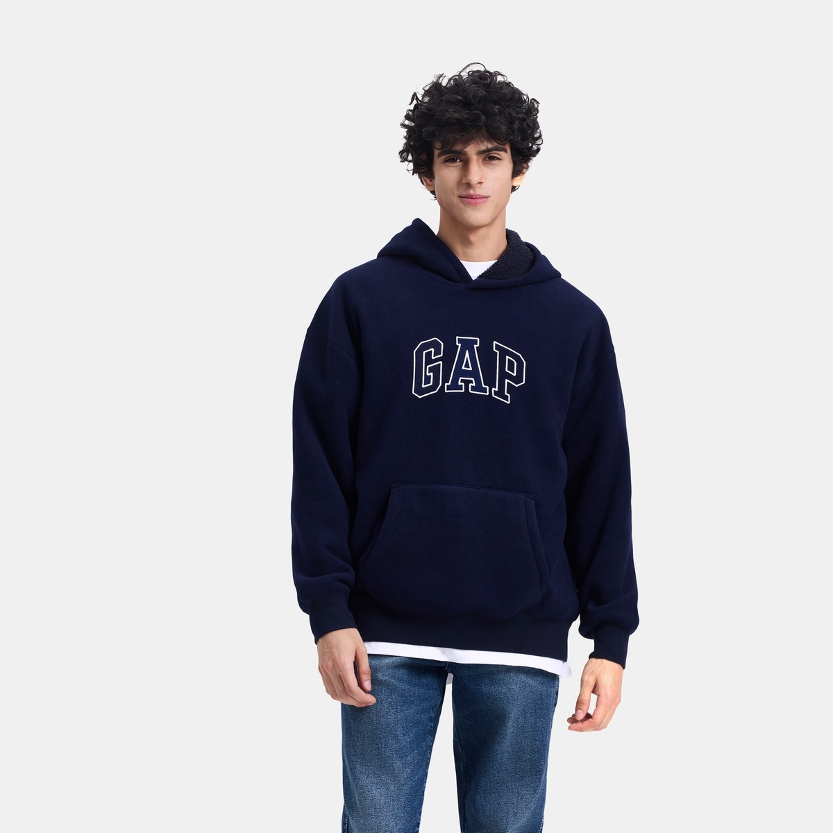 Gap Logo Fleece Hoodie — фото 6