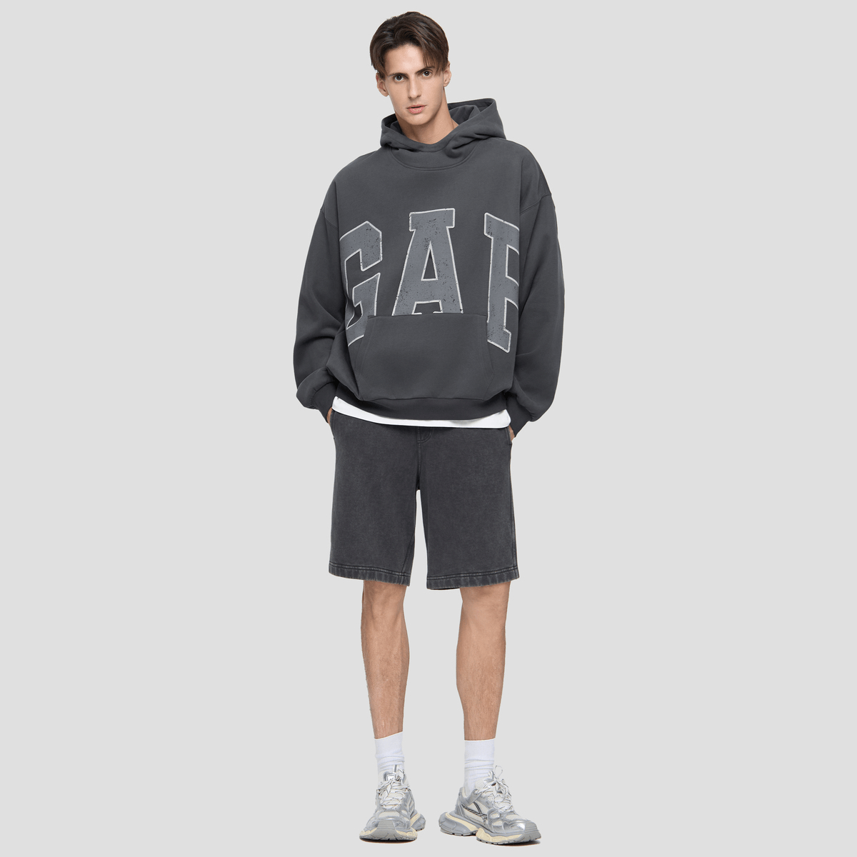 Gap Hoodie Grey — фото 5