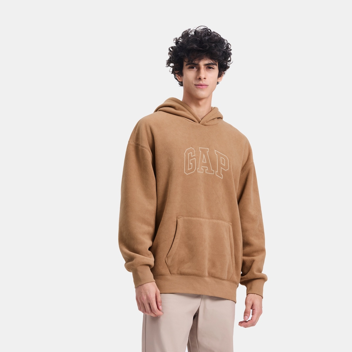 Gap Logo Fleece Hoodie — фото 10
