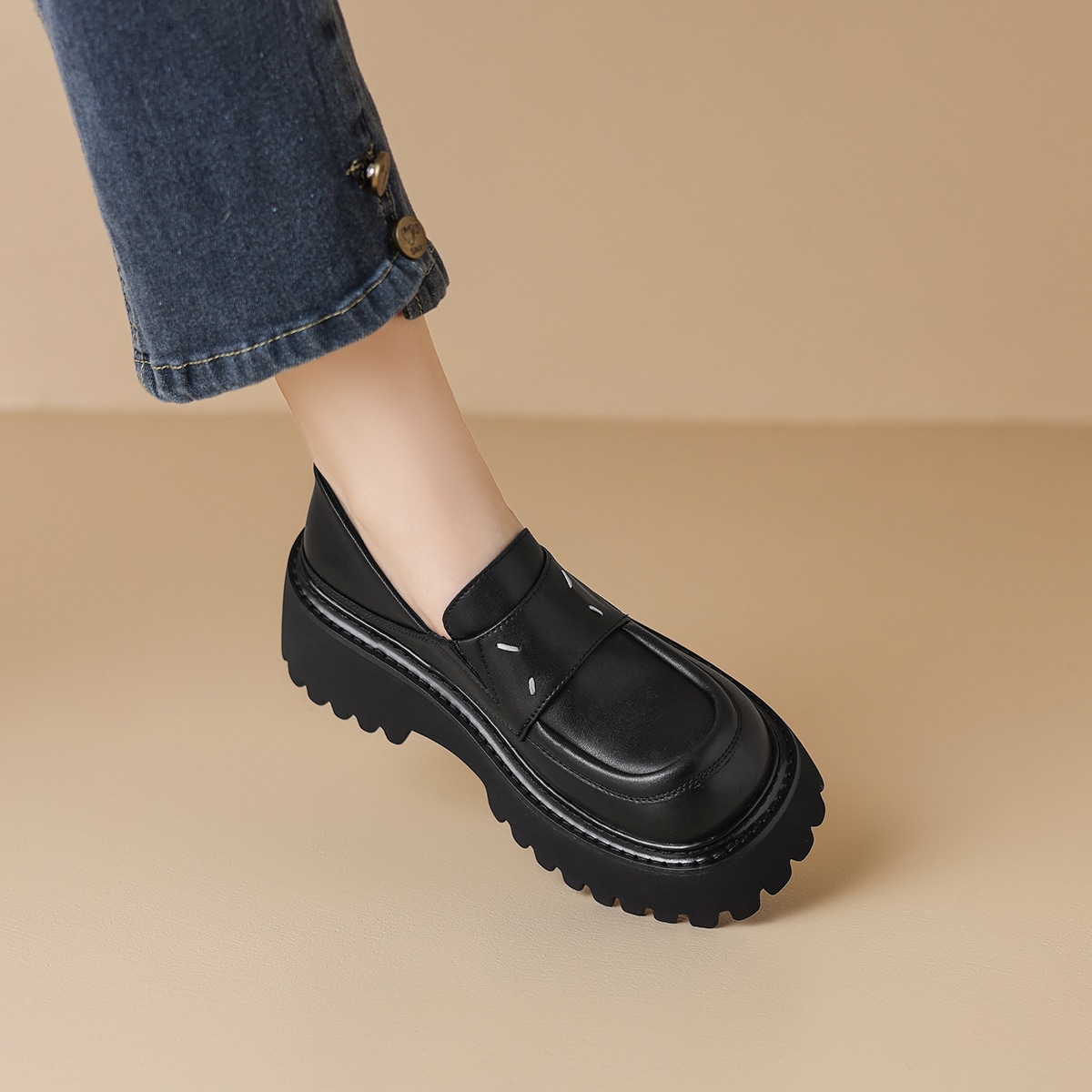 Dfuse Scandinavia D:FUSE SCANDINAVIA Black Loafers — фото 4