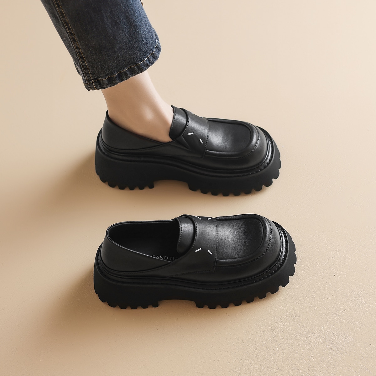 Dfuse Scandinavia D:FUSE SCANDINAVIA Black Loafers — фото 3