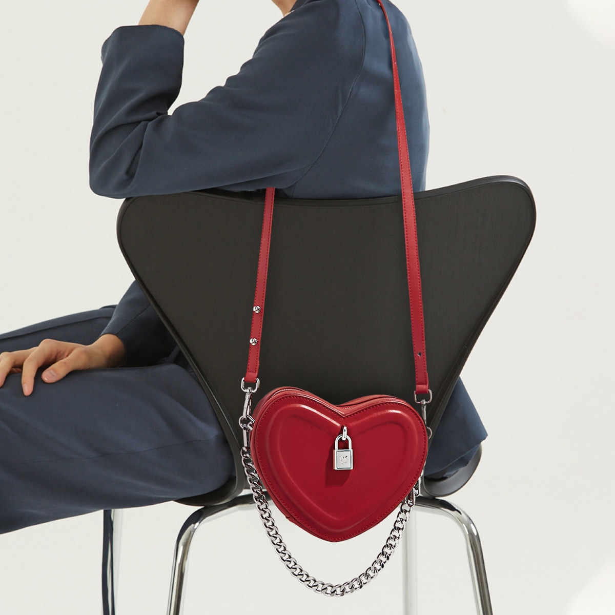 Foxer Heart Bag Red — фото 6