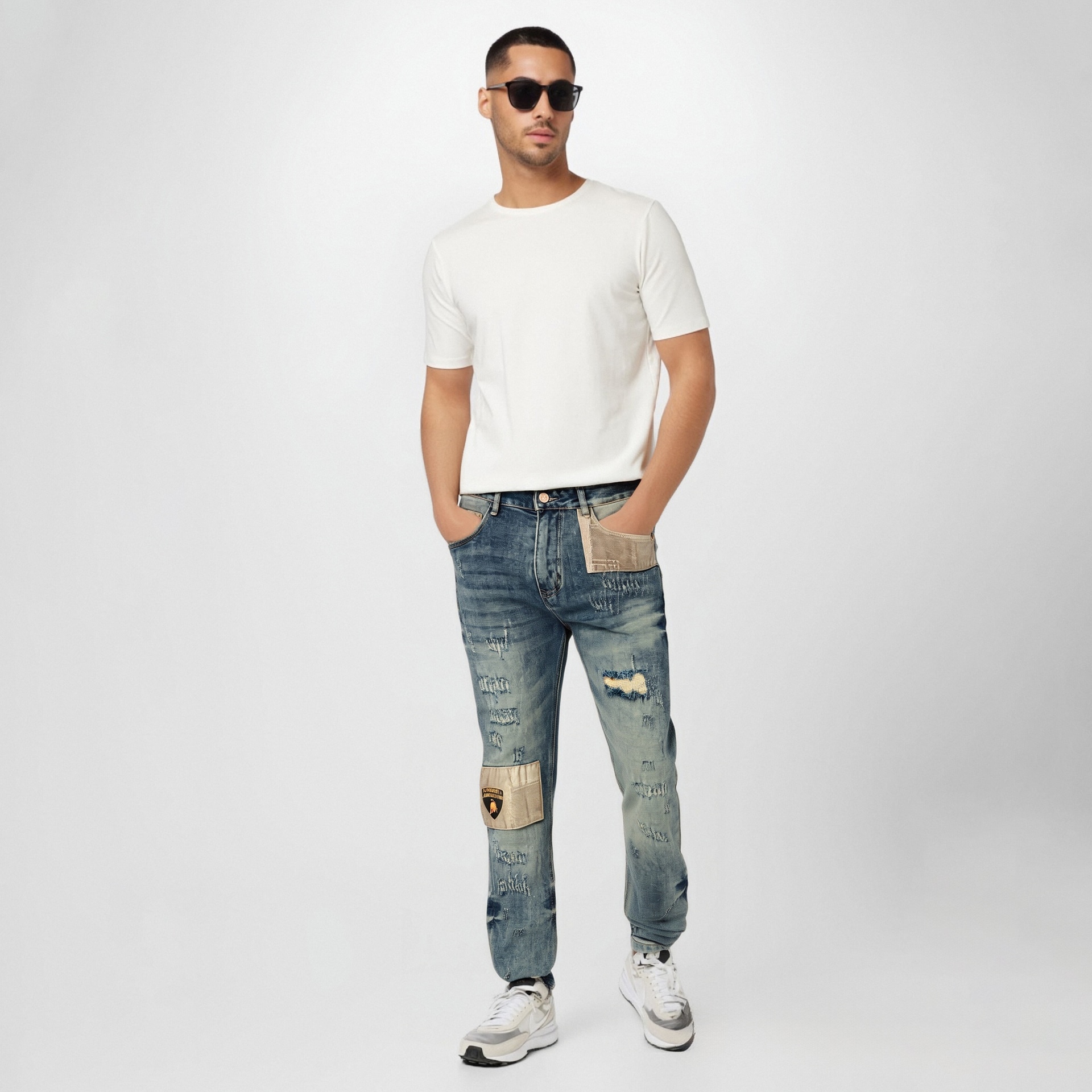 Automobili Lamborghini baggy jeans — фото 3