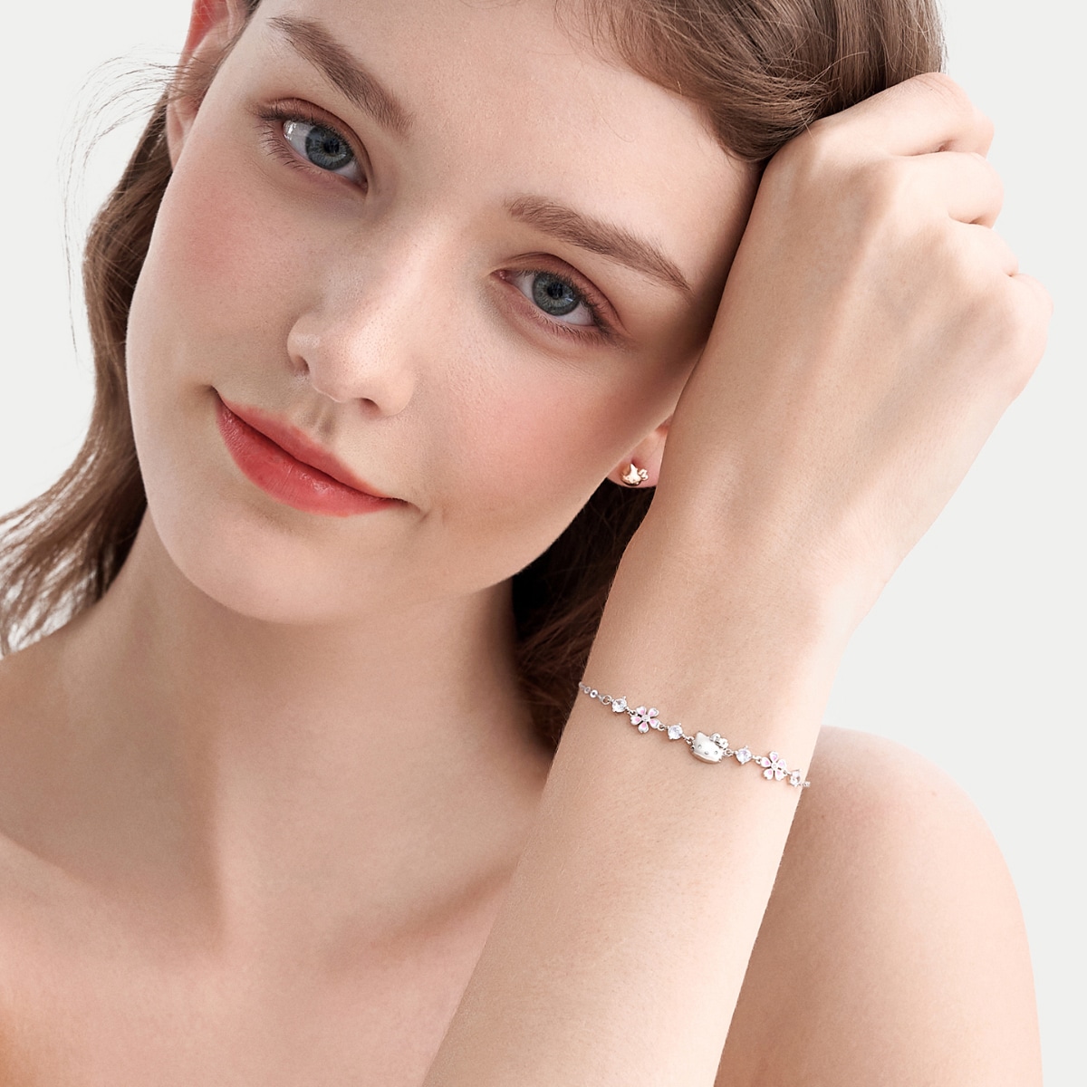 Sanrio Hello Kitty S925 Silver Bracelet — фото 11