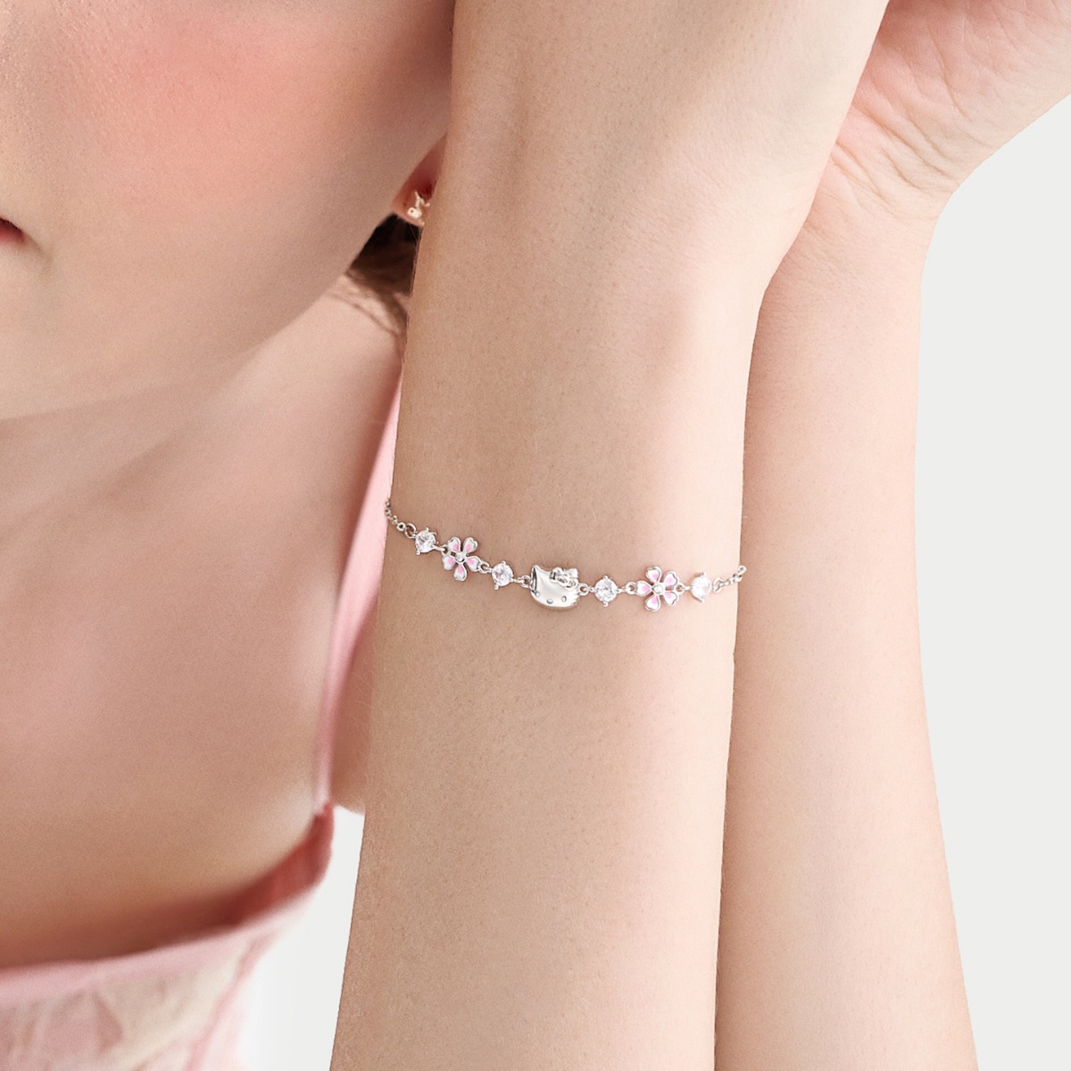 Sanrio Hello Kitty S925 Silver Bracelet — фото 9