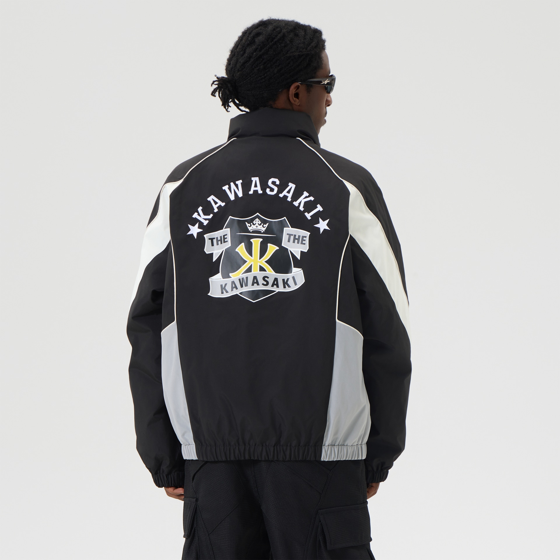 Kawasaki 90 Duck Down Retro Embroidered Puffer Jacket — фото 6