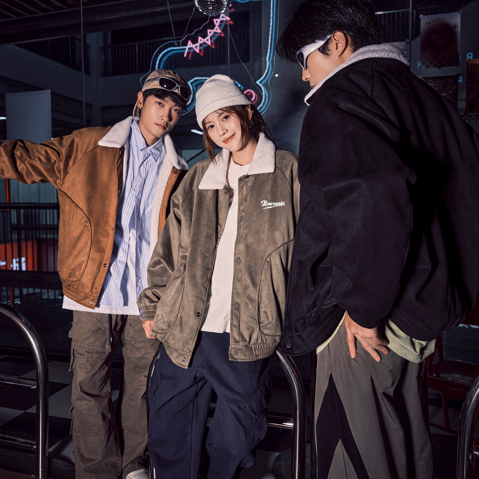 Kawasaki Retro Logo Cotton Jacket — фото 6
