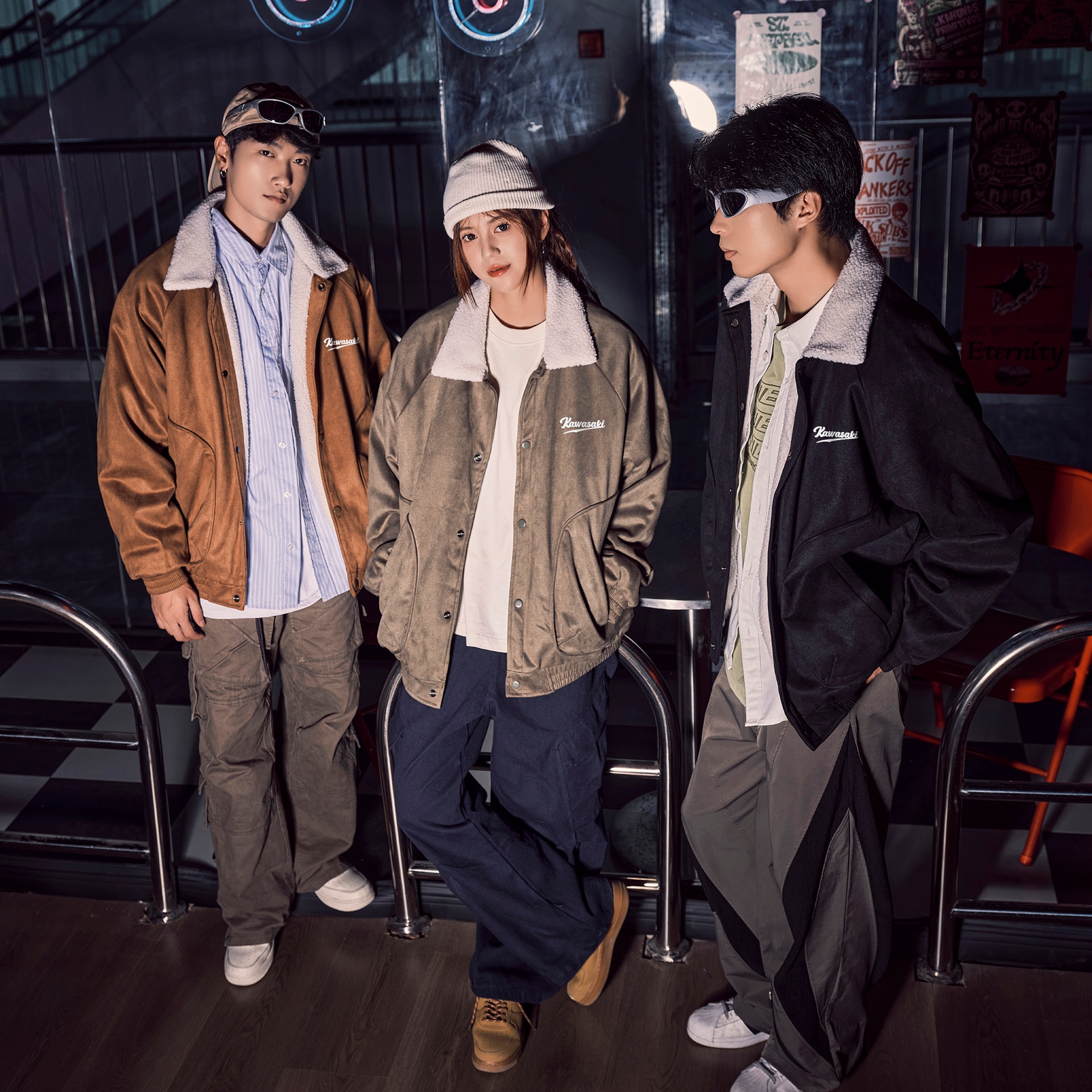 Kawasaki Retro Logo Cotton Jacket — фото 3
