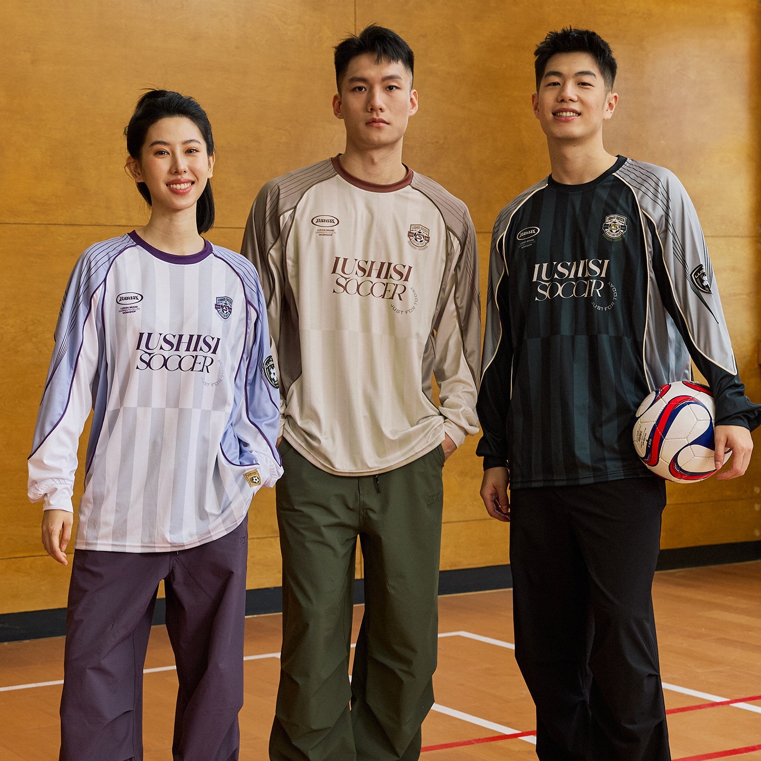 LUSHISI Football Crewneck Long Sleeve Tee — фото 2