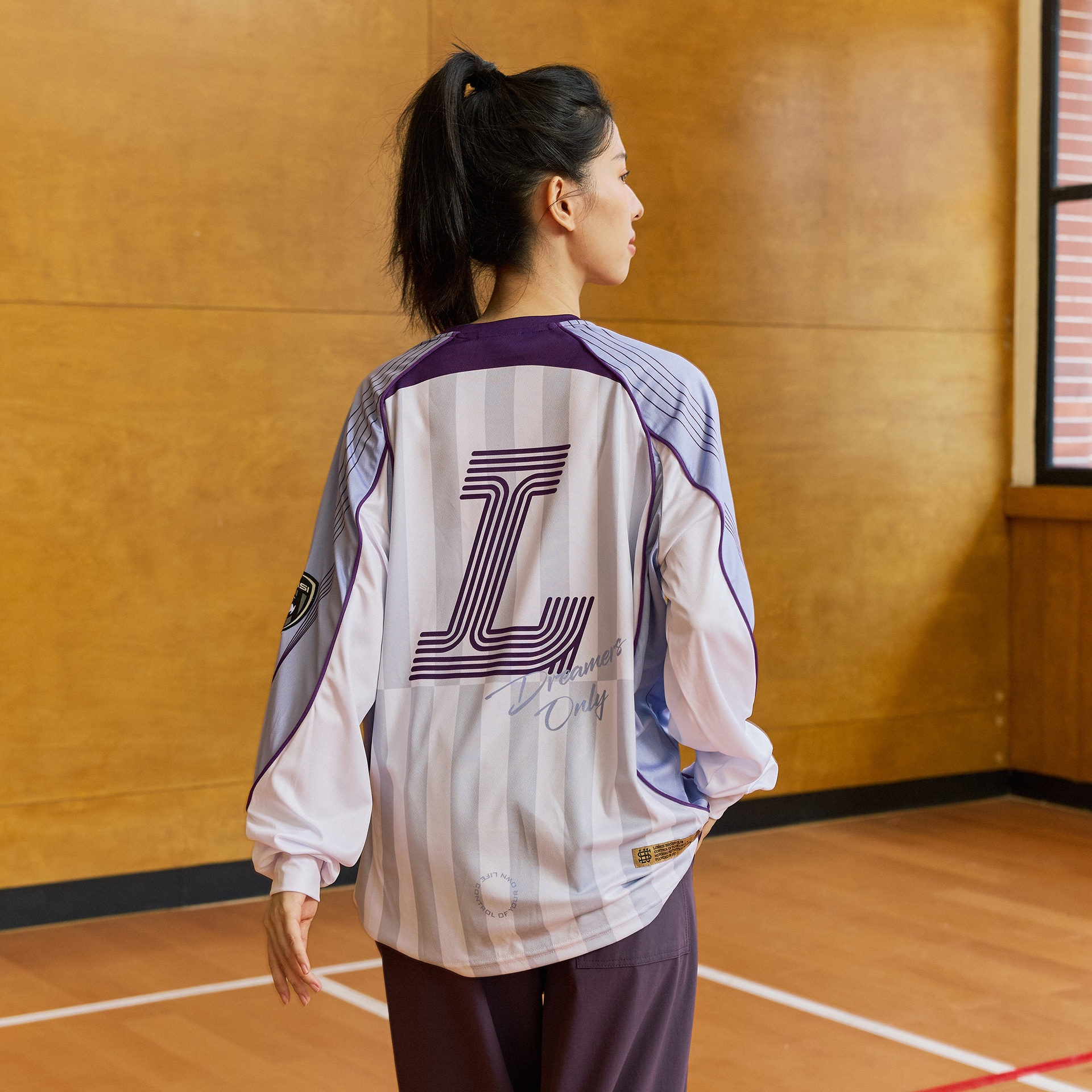 LUSHISI Football Crewneck Long Sleeve Tee — фото 9