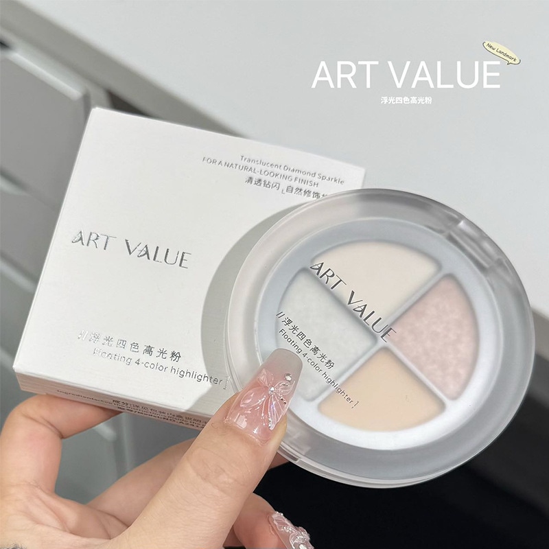 Art Value (Арт. ART VALUE 浮光四色高光粉) — фото 3
