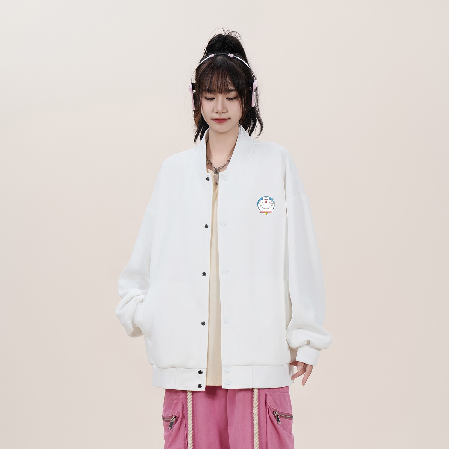 Doraemona Doraemon Baseball Jacket — фото 7