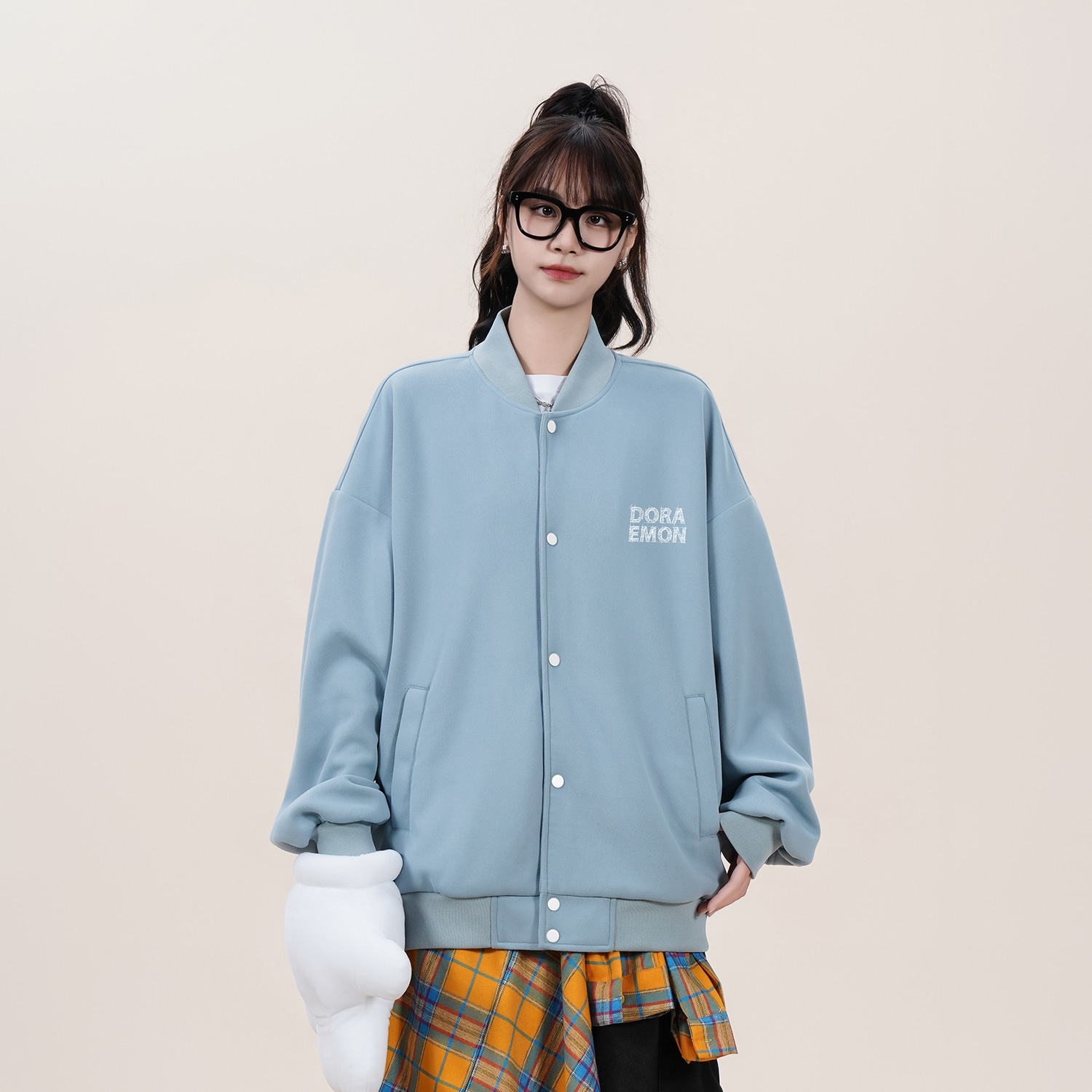 Doraemona Doraemon Baseball Jacket — фото 11