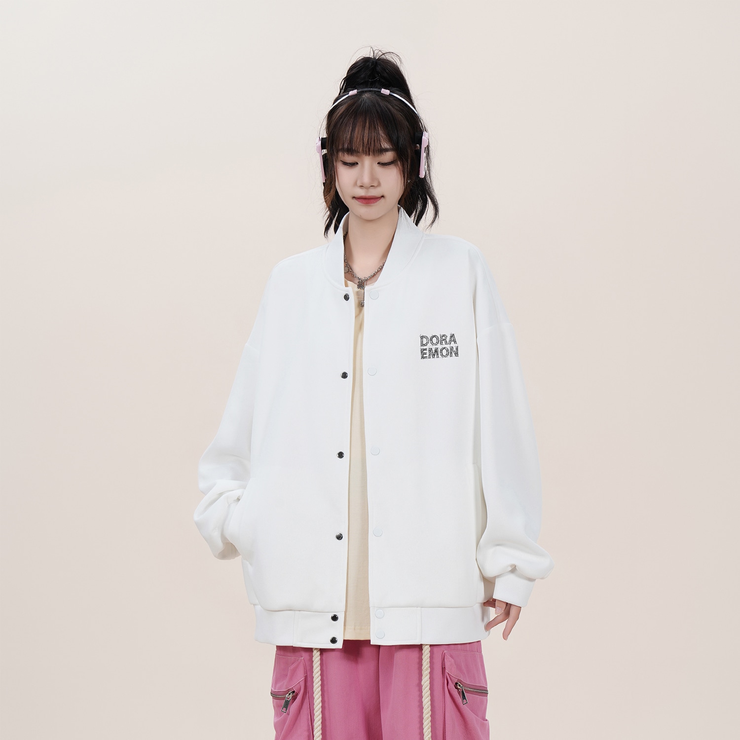Doraemona Doraemon Baseball Jacket — фото 7