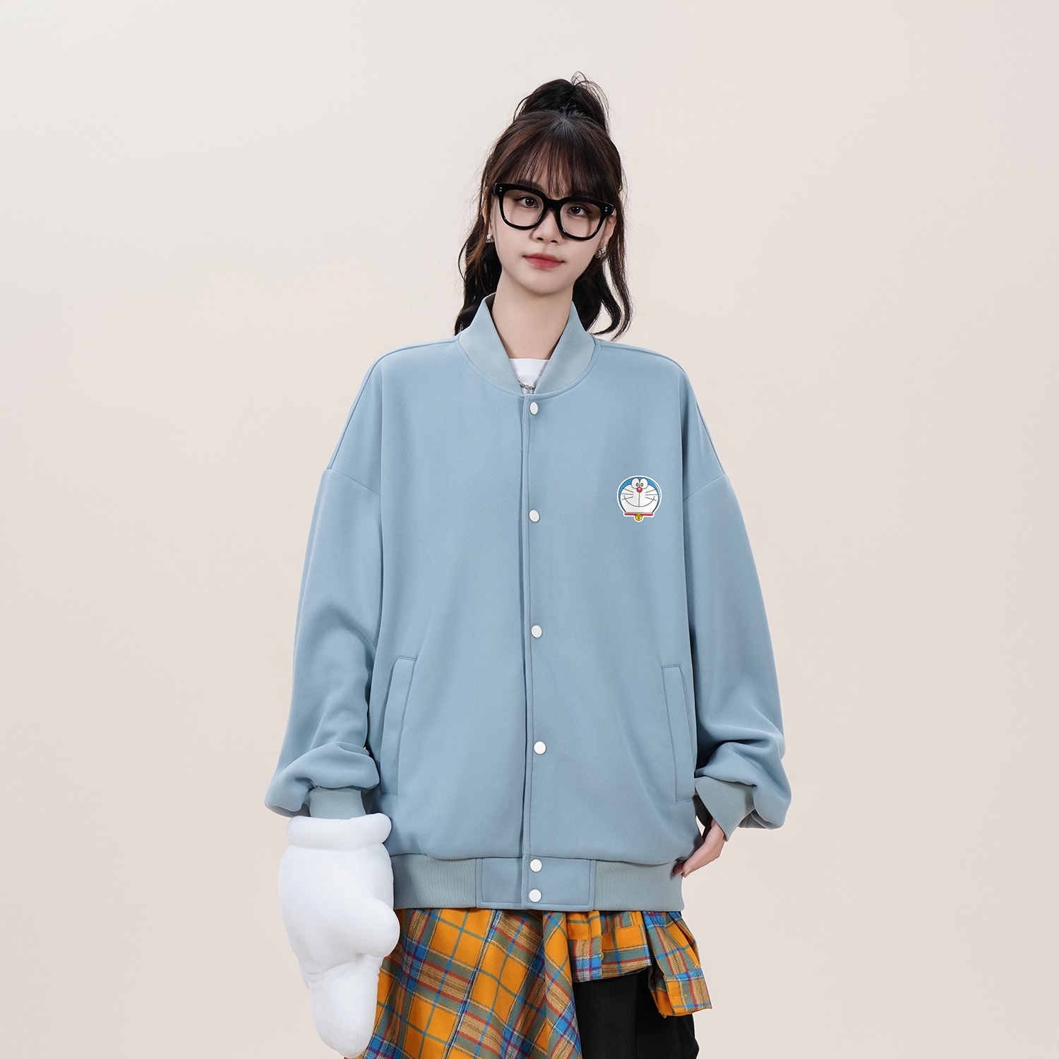 Doraemona Doraemon Baseball Jacket — фото 11