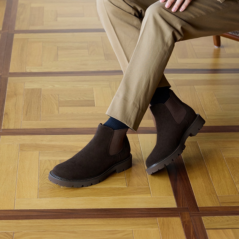 Thom Wills Chelsea Boots Dark Brown — фото 6