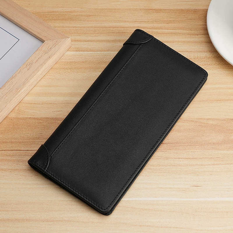 老人头 Oldman Business Multi-Card Vertical Leather Wallet — фото 6