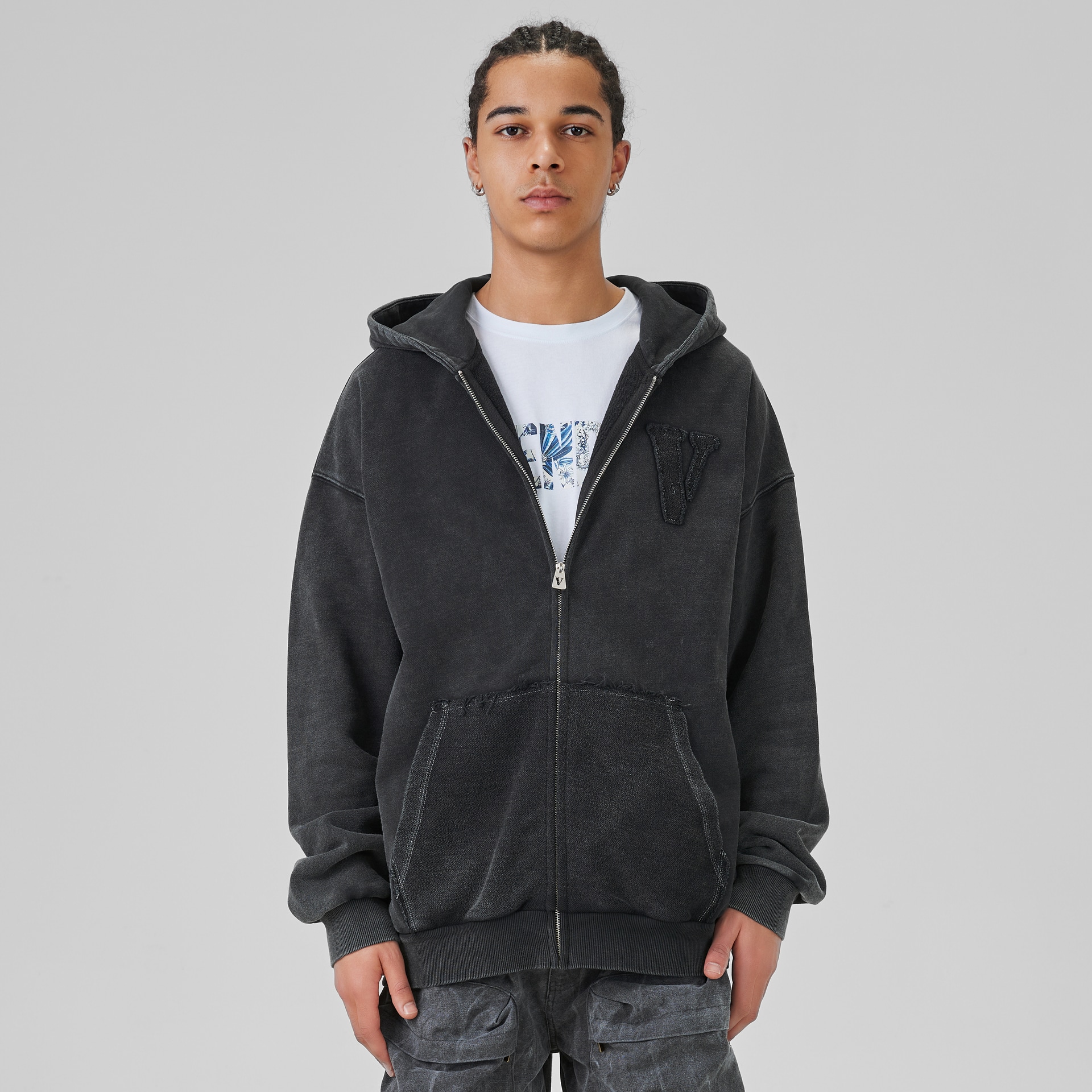 Vlone Hoodie Black — фото 8
