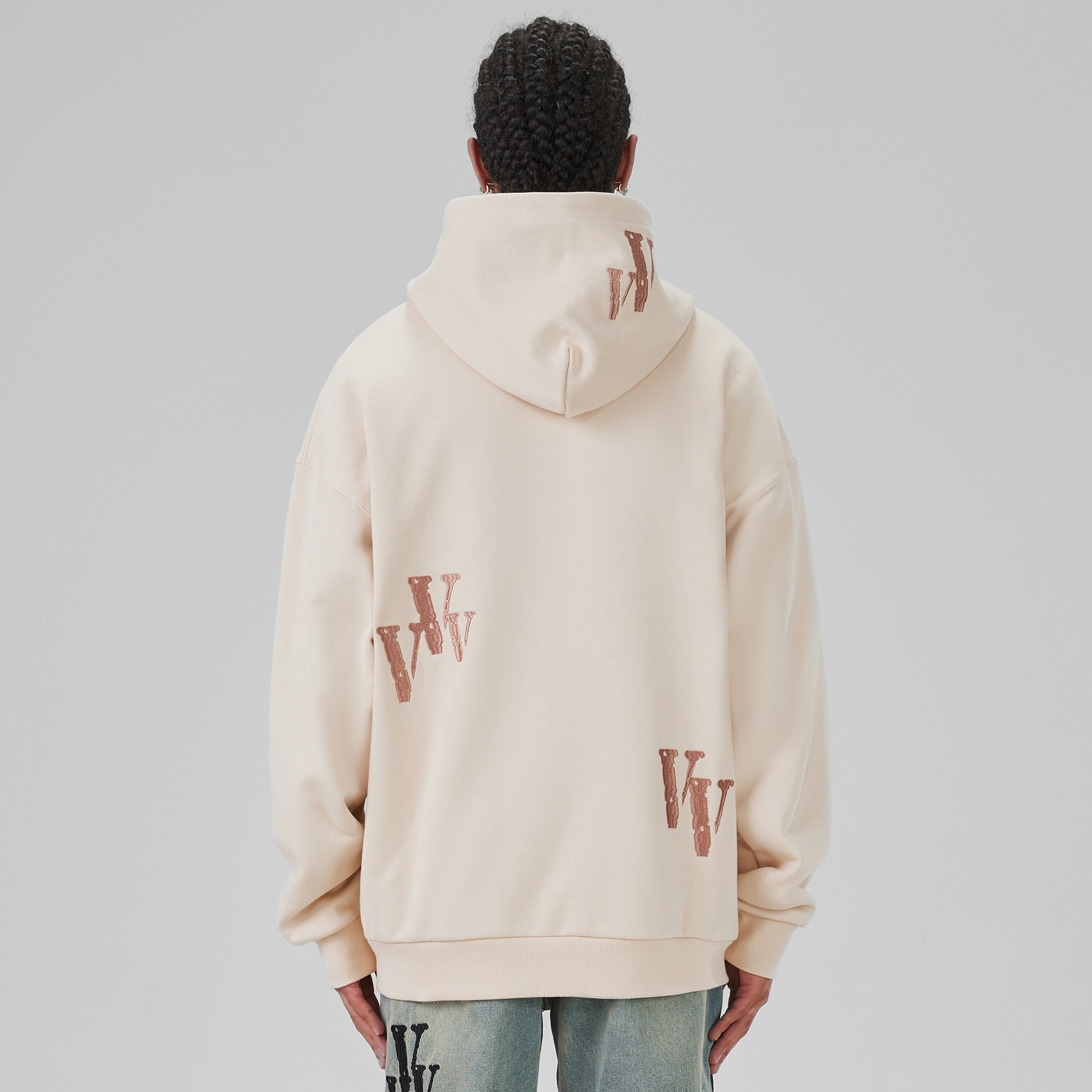 Vlone Hoodie Beige — фото 3