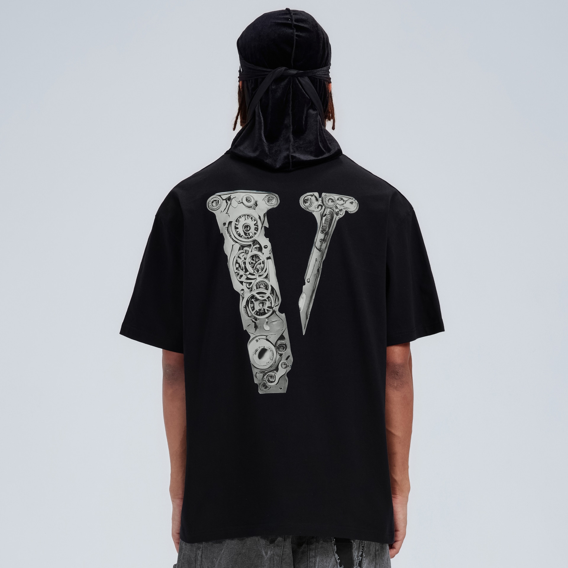 Vlone Футболка (Арт. VLTE25013黑银) — фото 3